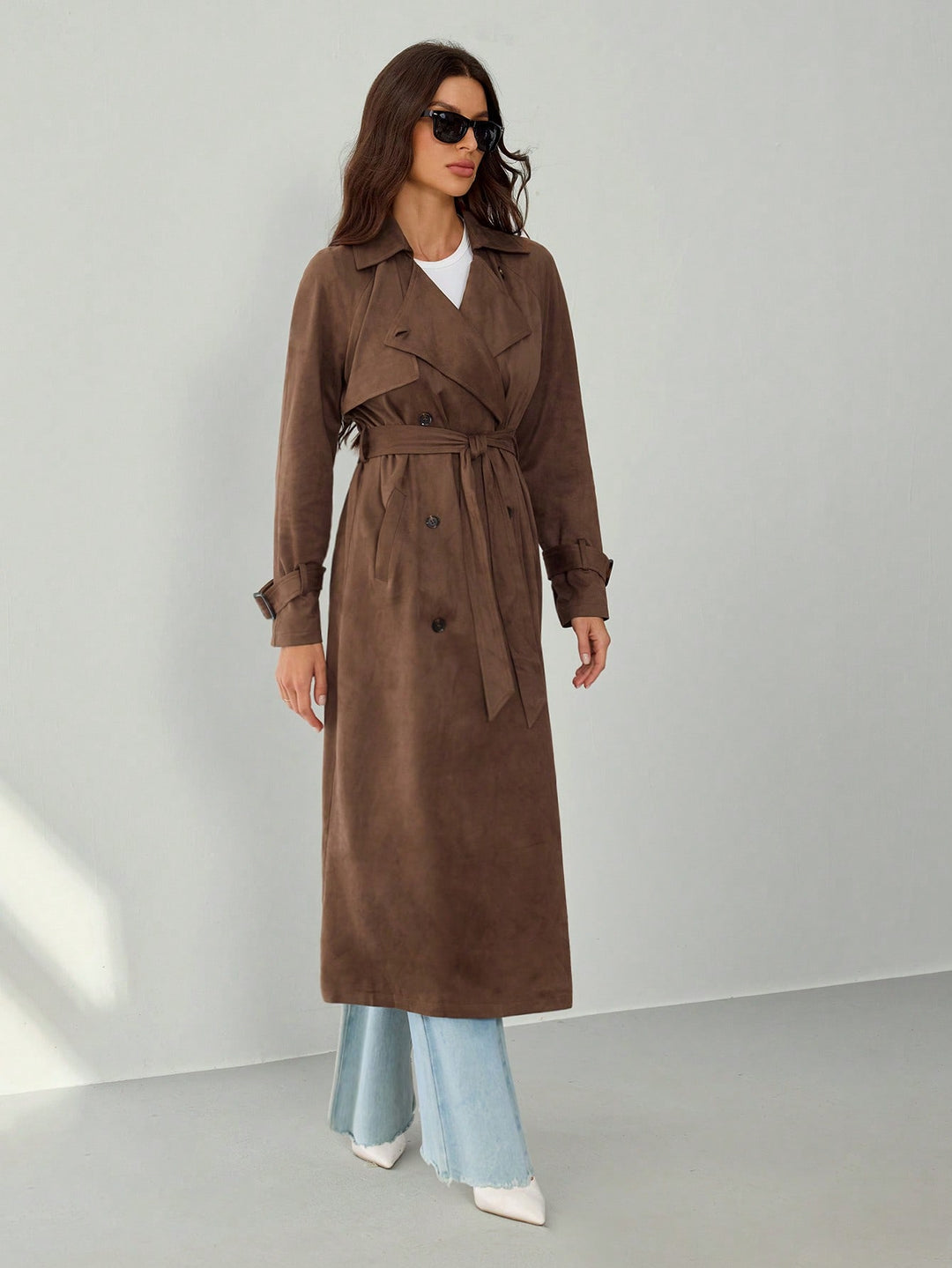 Trench SHEIN, maro