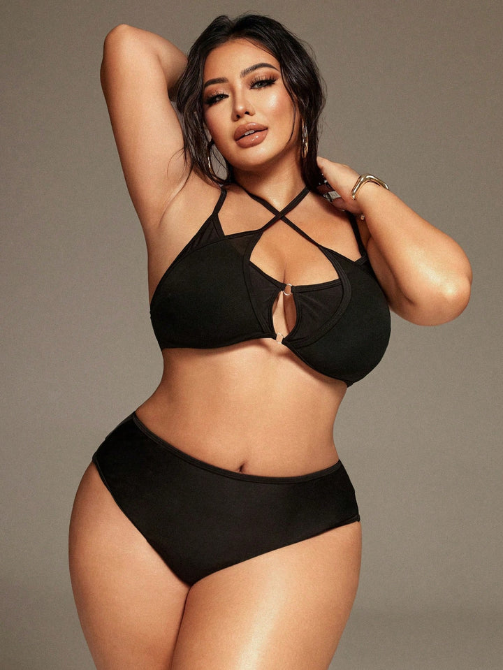 Costum de baie SHEIN, negru