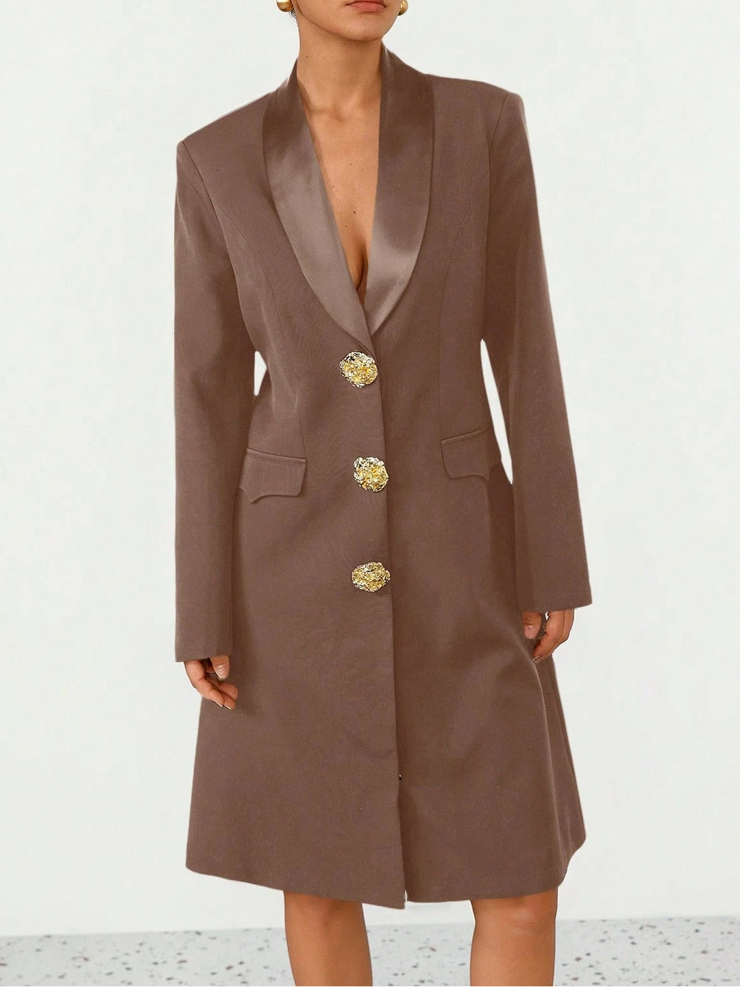 Rochie tip sacou Shein, maro