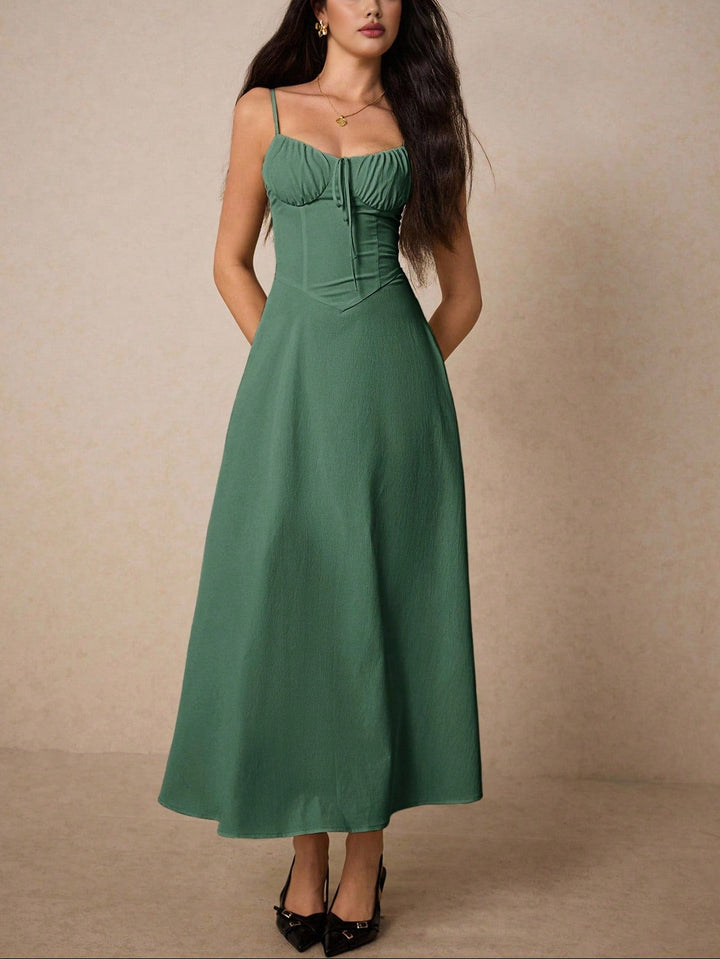 Rochie maxi Shein, verde