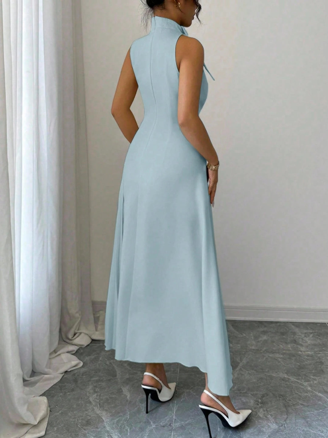 SHEIN maxi ruha, kék