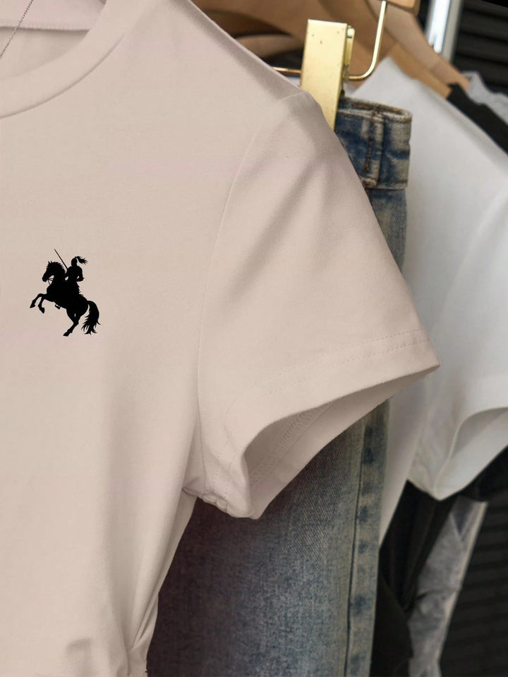Tricou SHEIN, bej