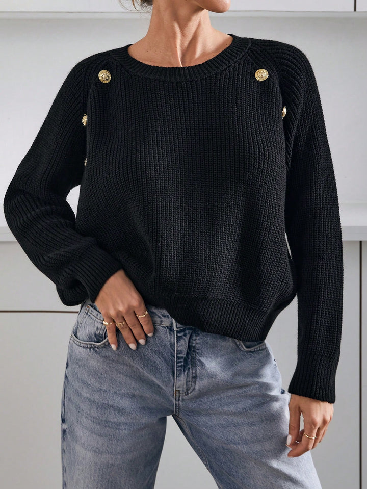 Pulover SHEIN, negru