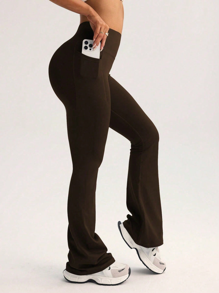 Pantaloni SHEIN, maro