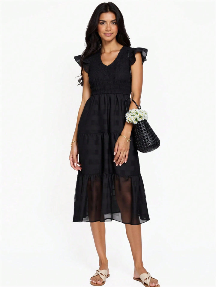 Rochie midi SHEIN, negru