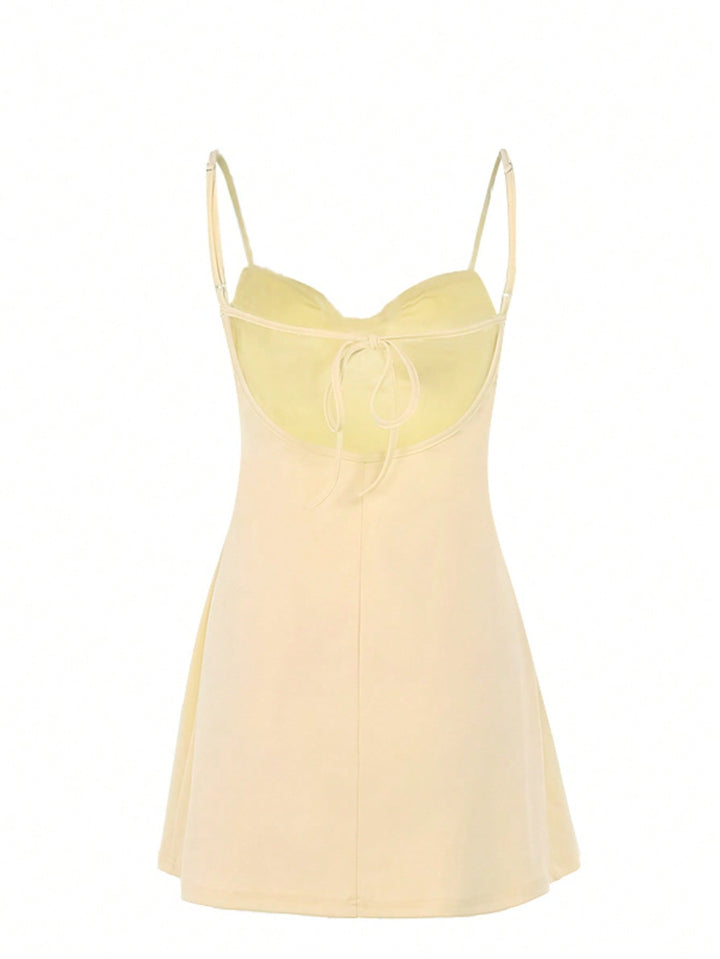 Rochie scurtă SHEIN, galben