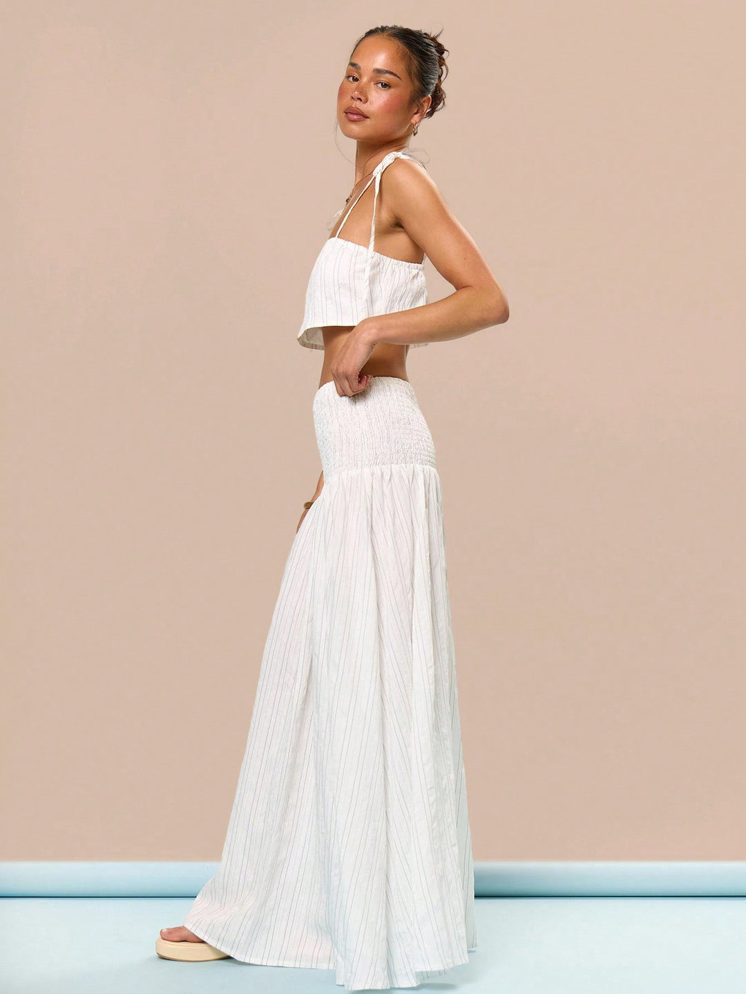 Top SHEIN, alb