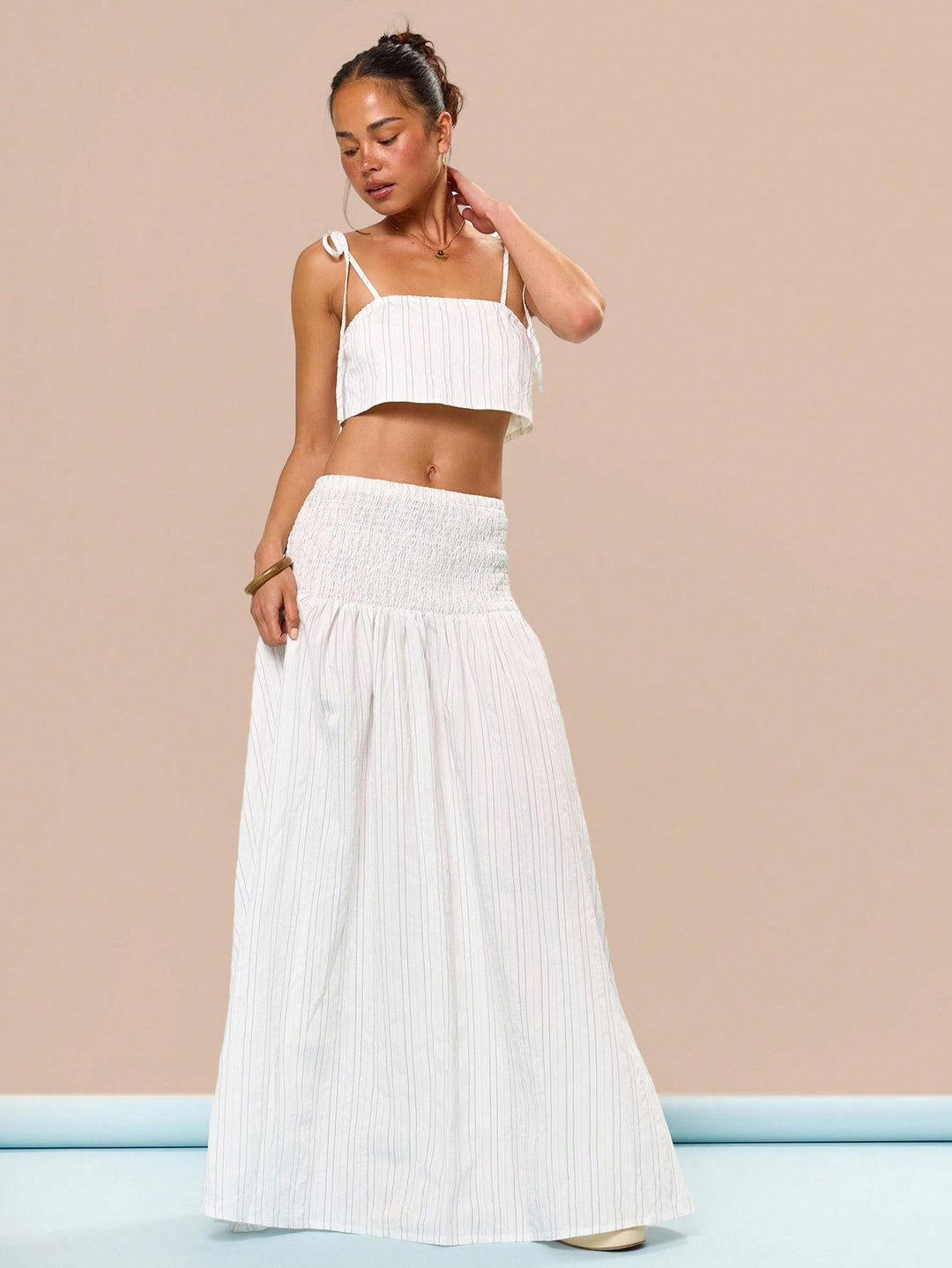 Top SHEIN, alb