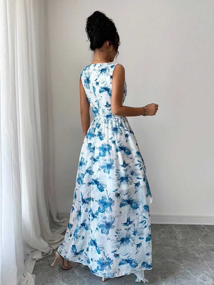 Rochie maxi SHEIN, albastru