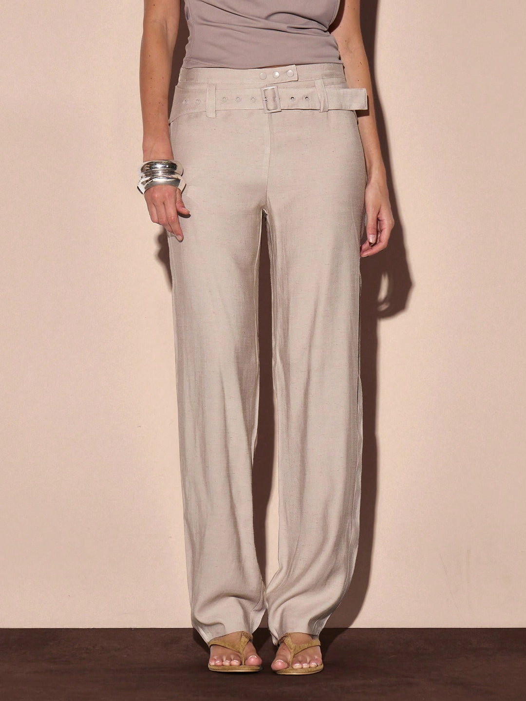 Pantaloni SHEIN, bej