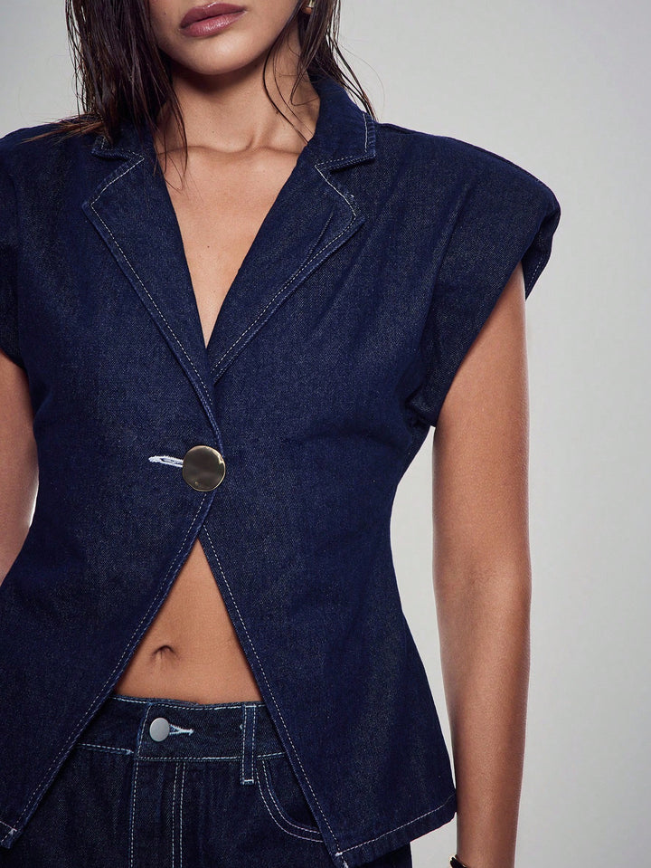 Top SHEIN, albastru