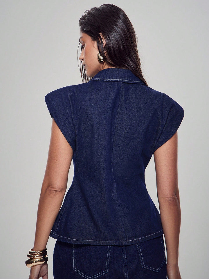 Top SHEIN, albastru