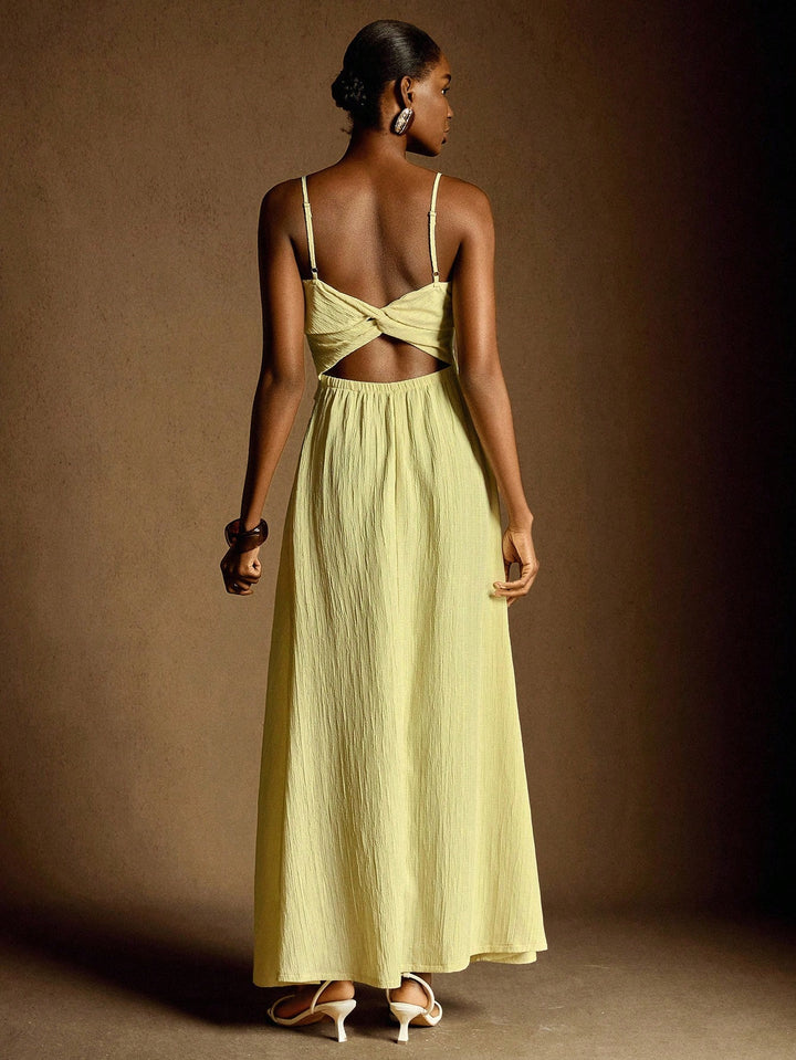 Rochie maxi SHEIN, galben