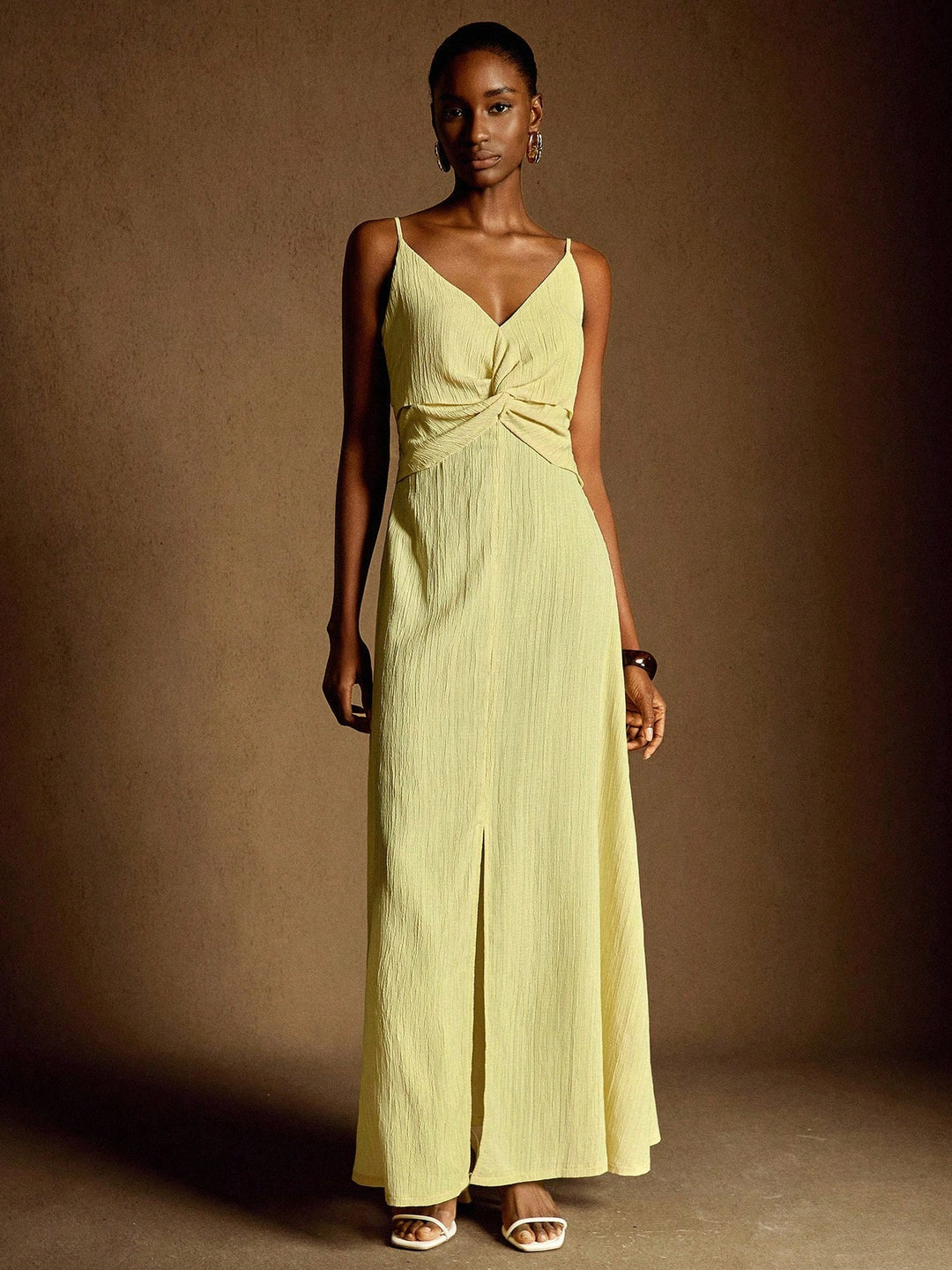 Rochie maxi SHEIN, galben