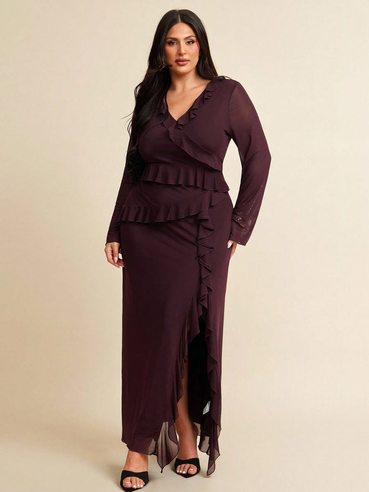Rochie SHEIN, maro