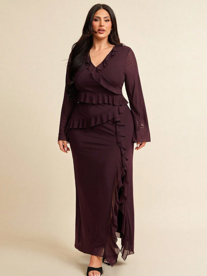Rochie SHEIN, maro