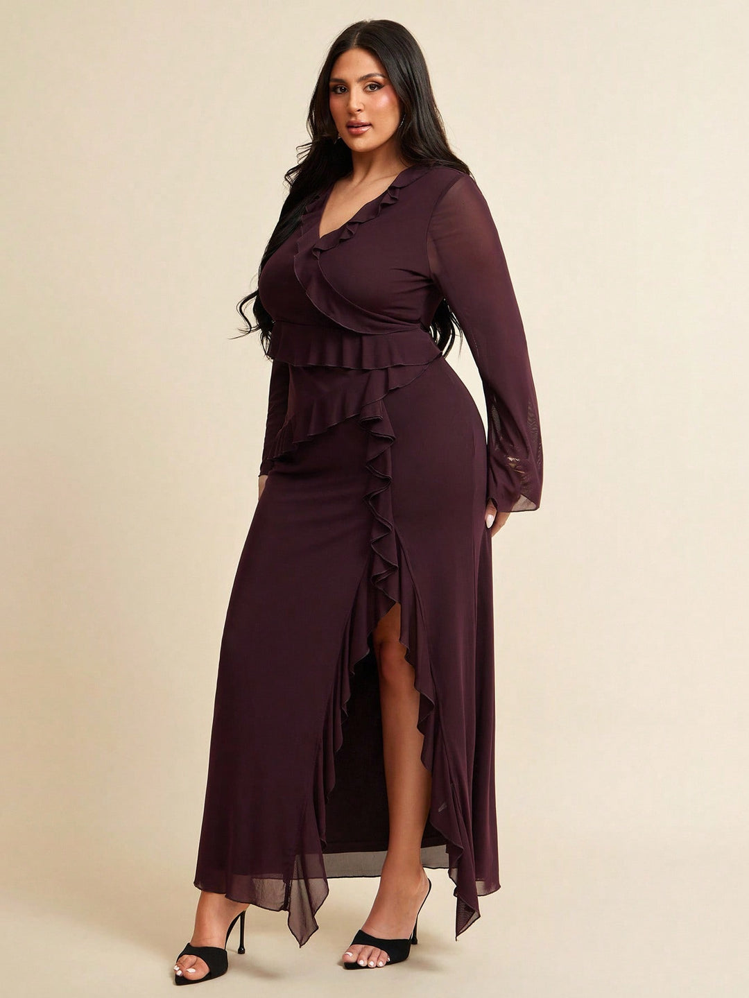 Rochie SHEIN, maro