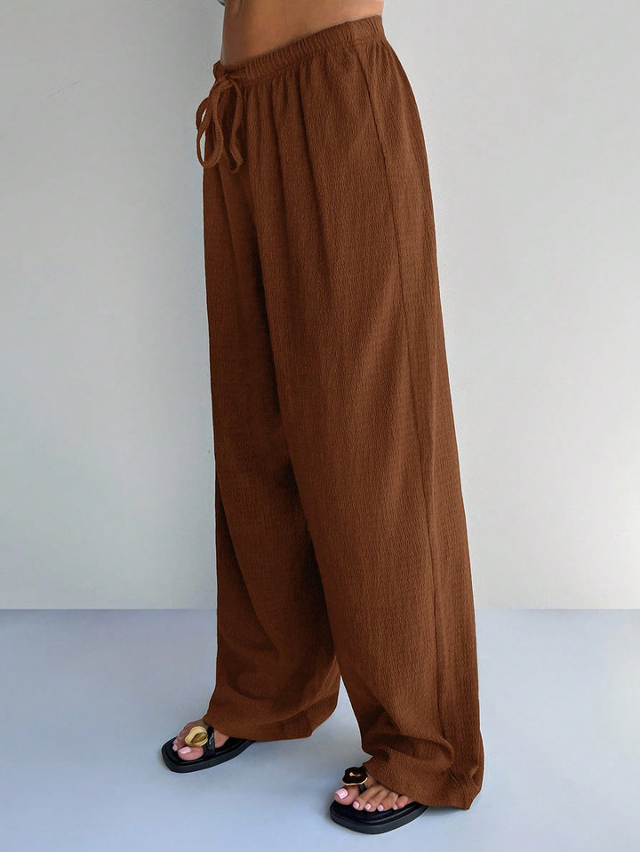 Pantaloni SHEIN, maro