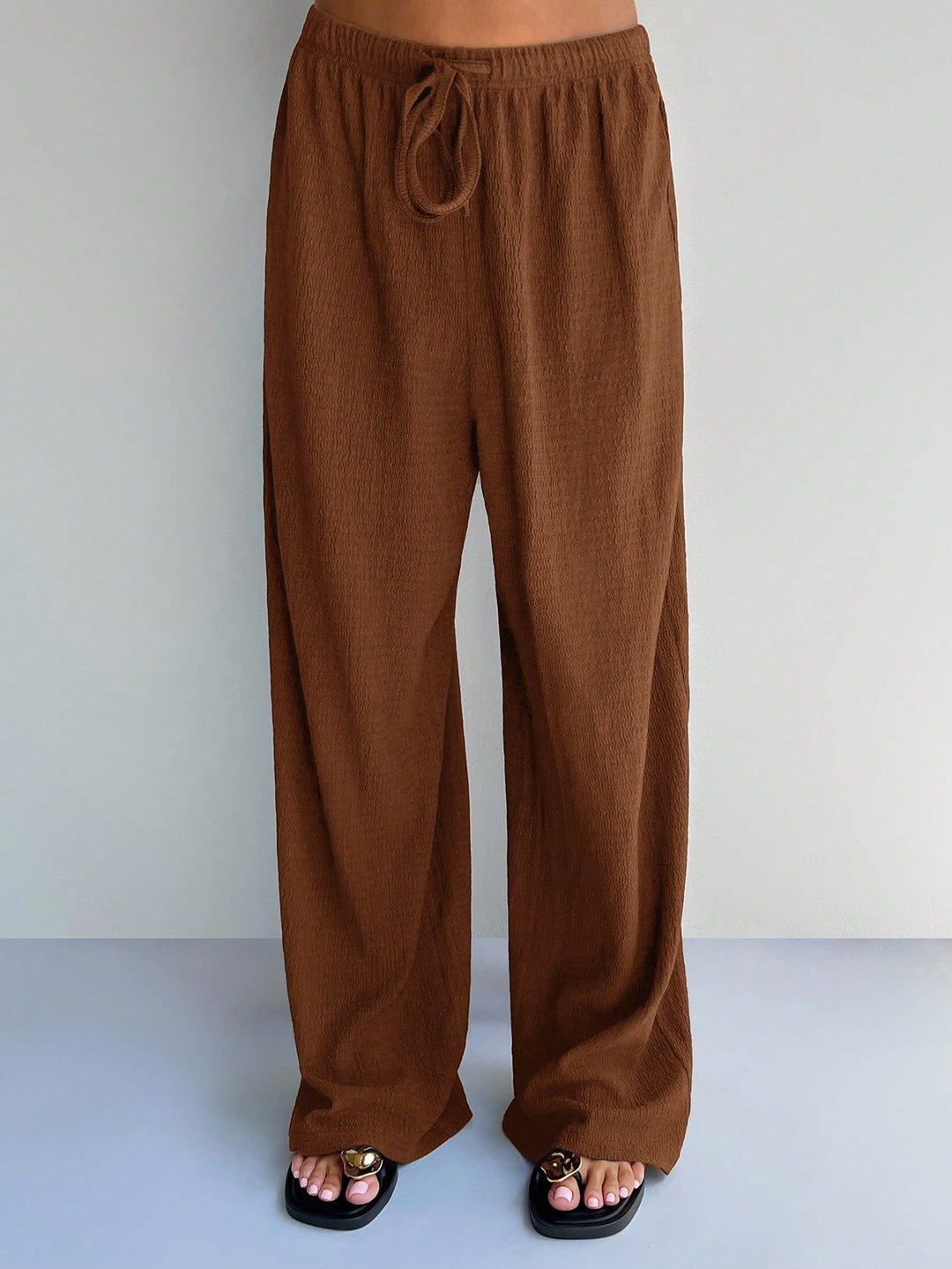 Pantaloni SHEIN, maro