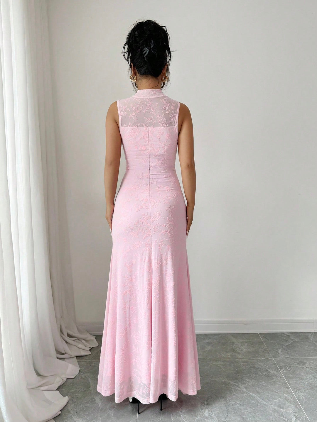 Rochie maxi SHEIN, roz