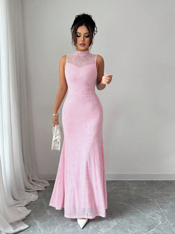Rochie maxi SHEIN, roz