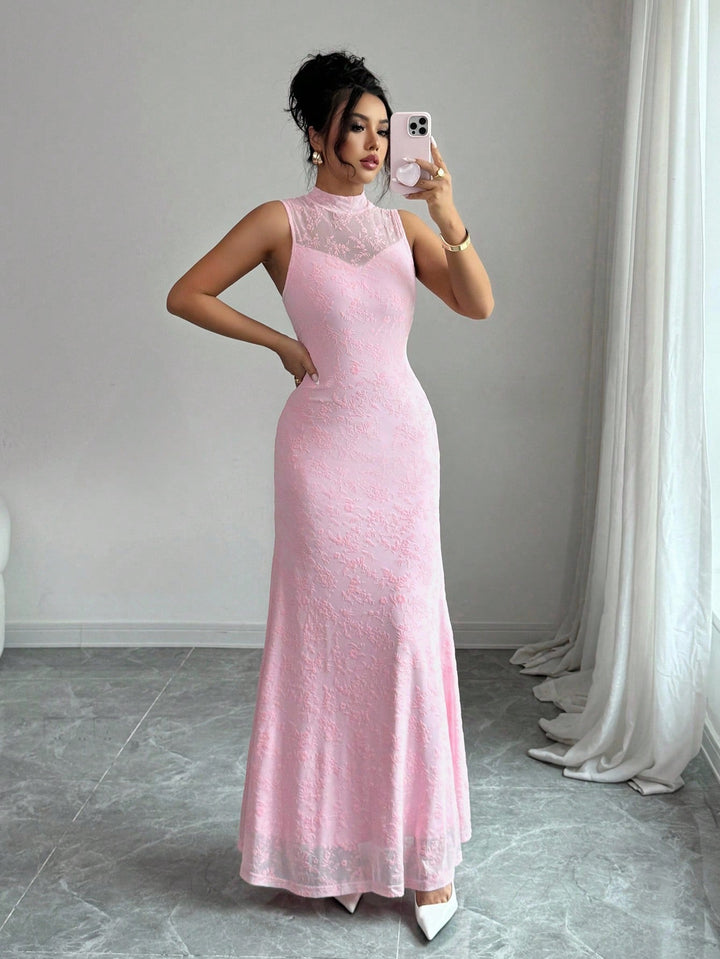 Rochie maxi SHEIN, roz