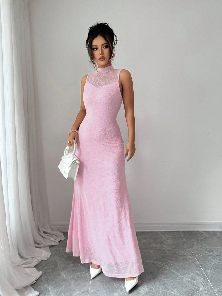 Rochie maxi SHEIN, roz