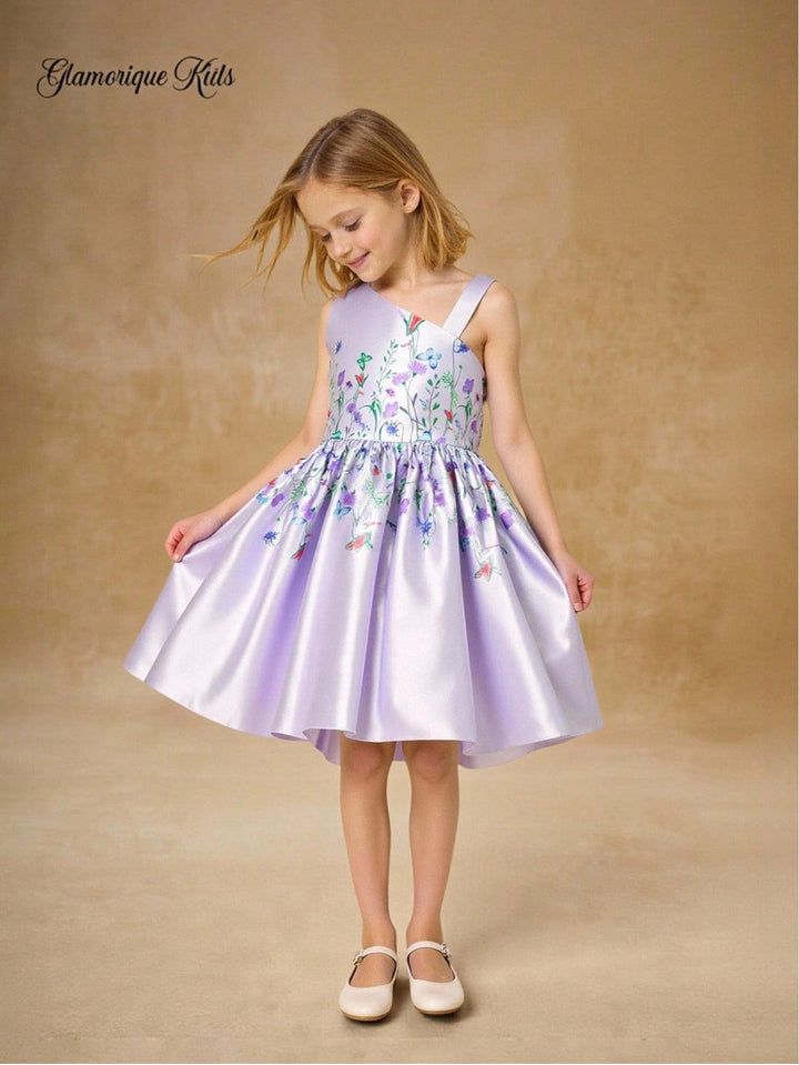 Rochie de ocazie pentru copii SHEIN, mov