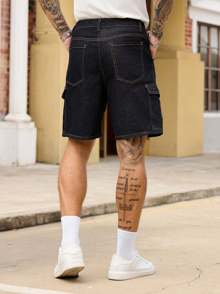 Pantaloni scurți SHEIN, negru