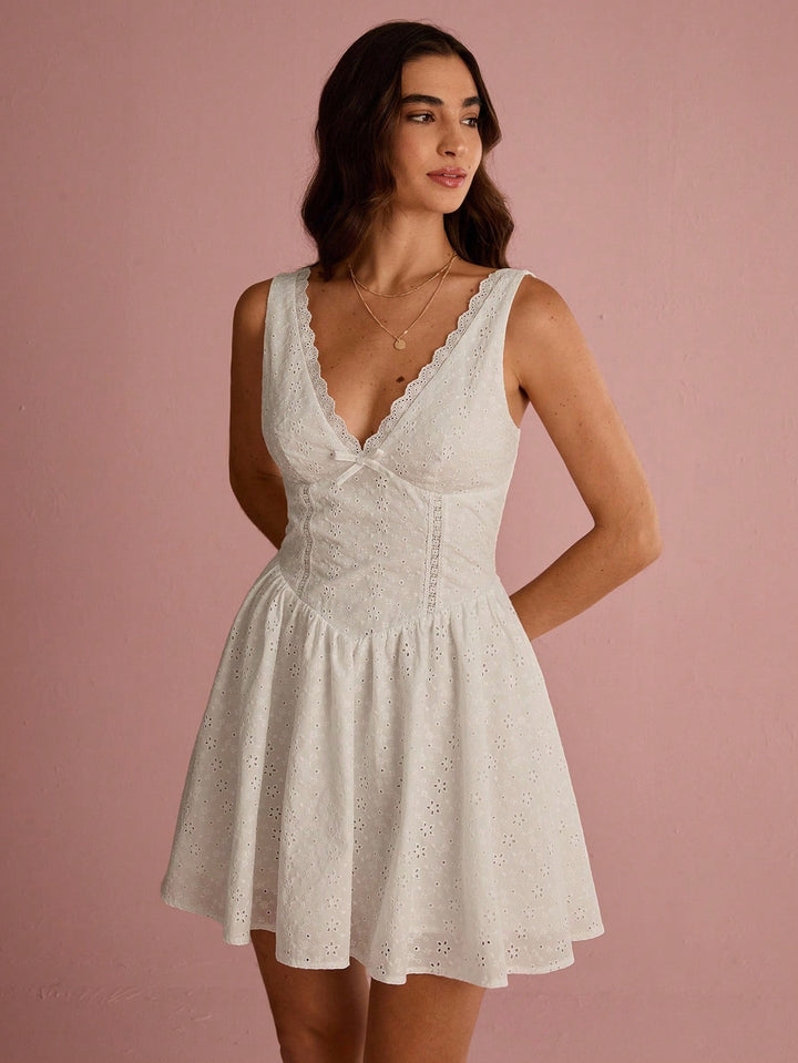 Rochie mini SHEIN, alb