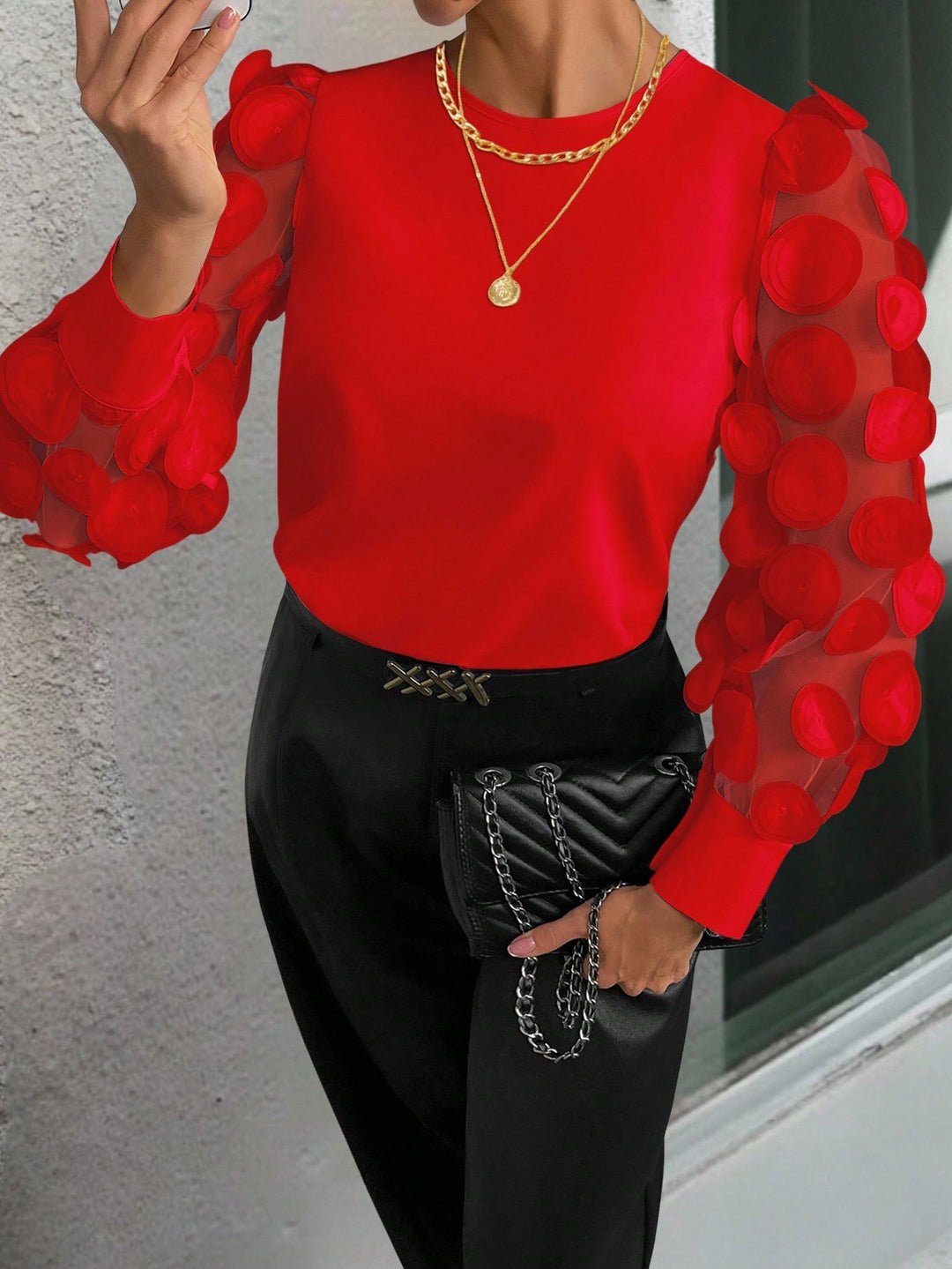 Bluza SHEIN, roșu