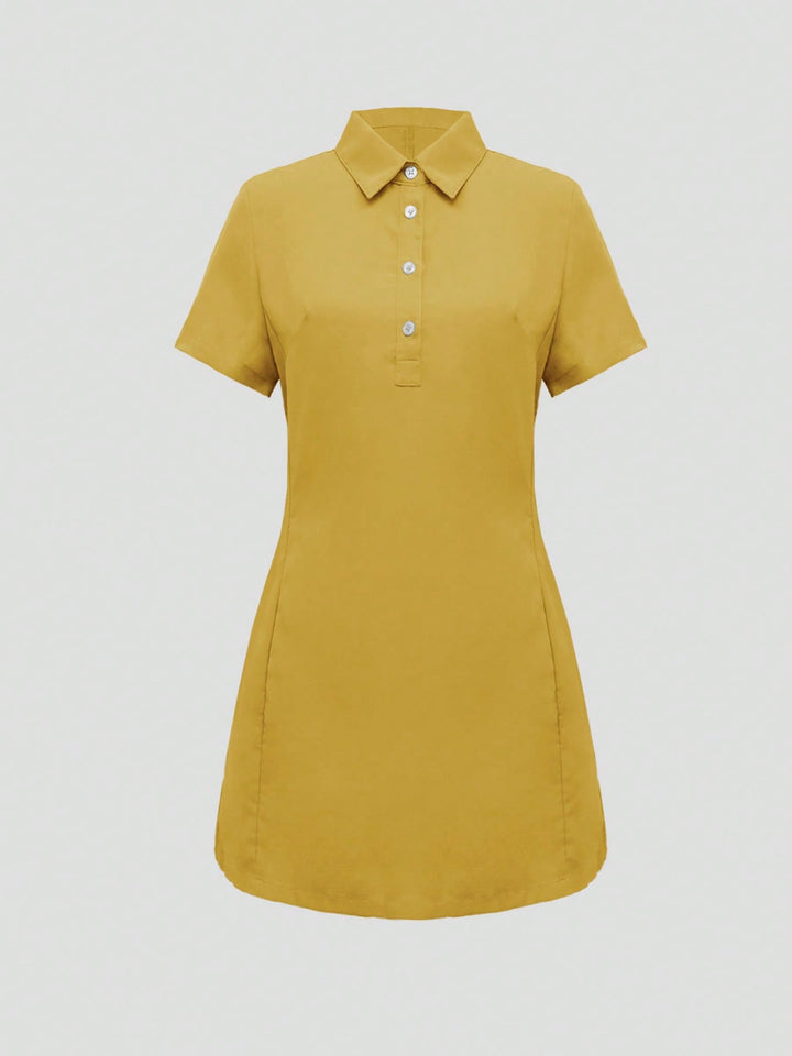 Rochie scurtă SHEIN, galben