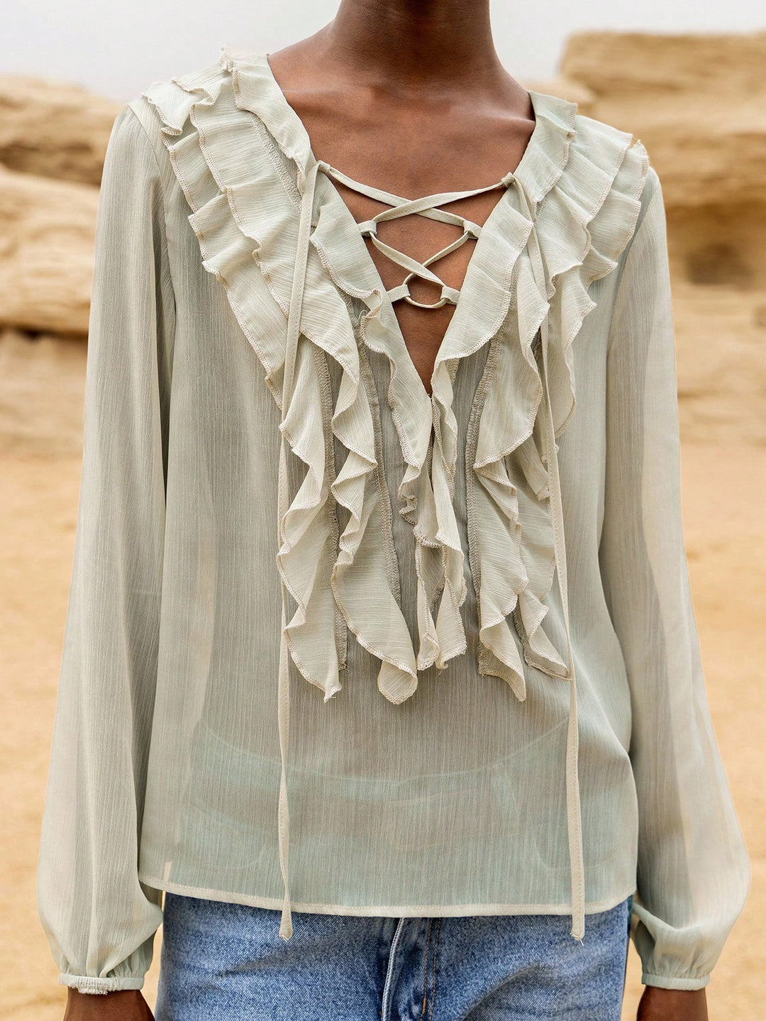 Bluza SHEIN, verde