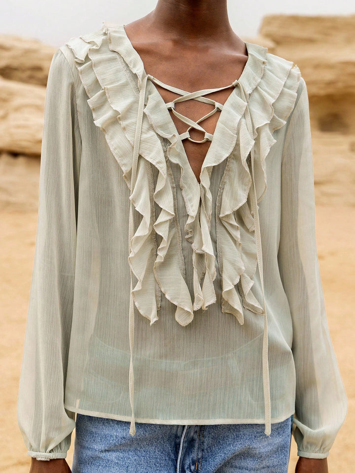 Bluza SHEIN, verde