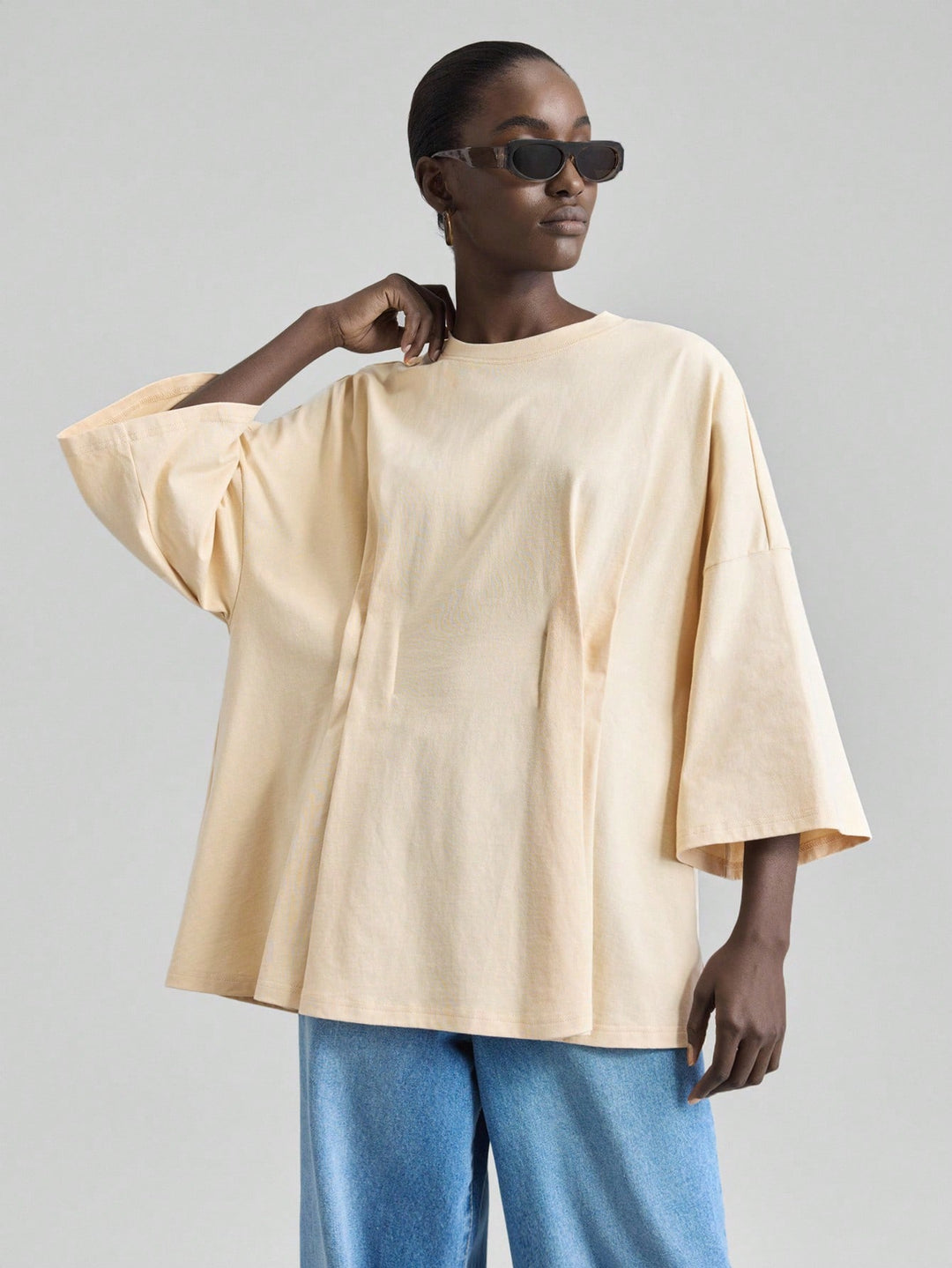 Tricou SHEIN, bej