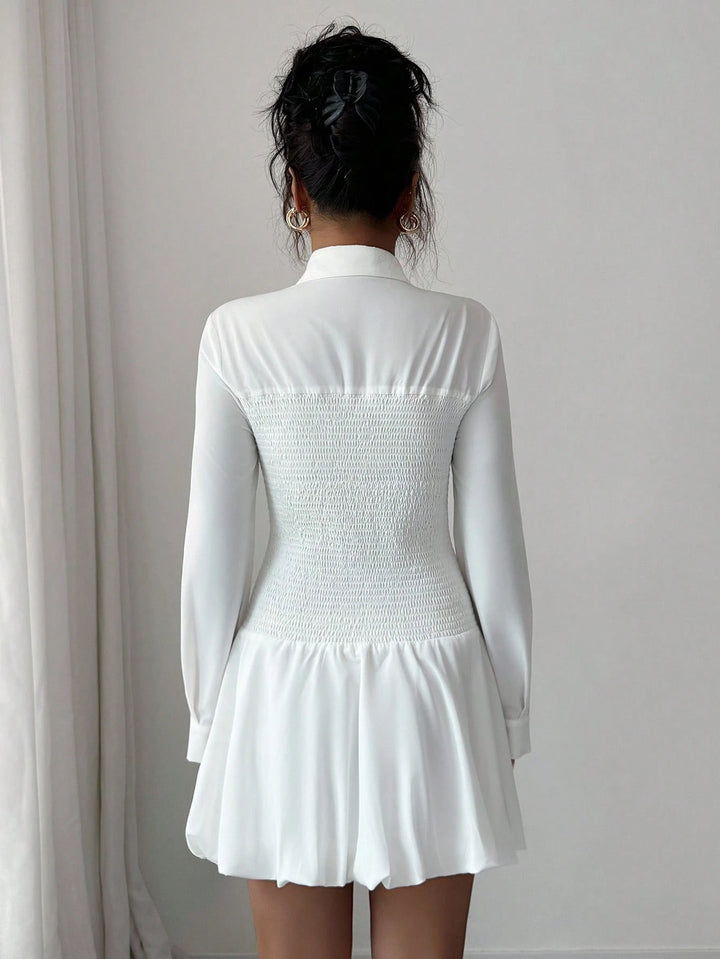 Rochie mini SHEIN, alb