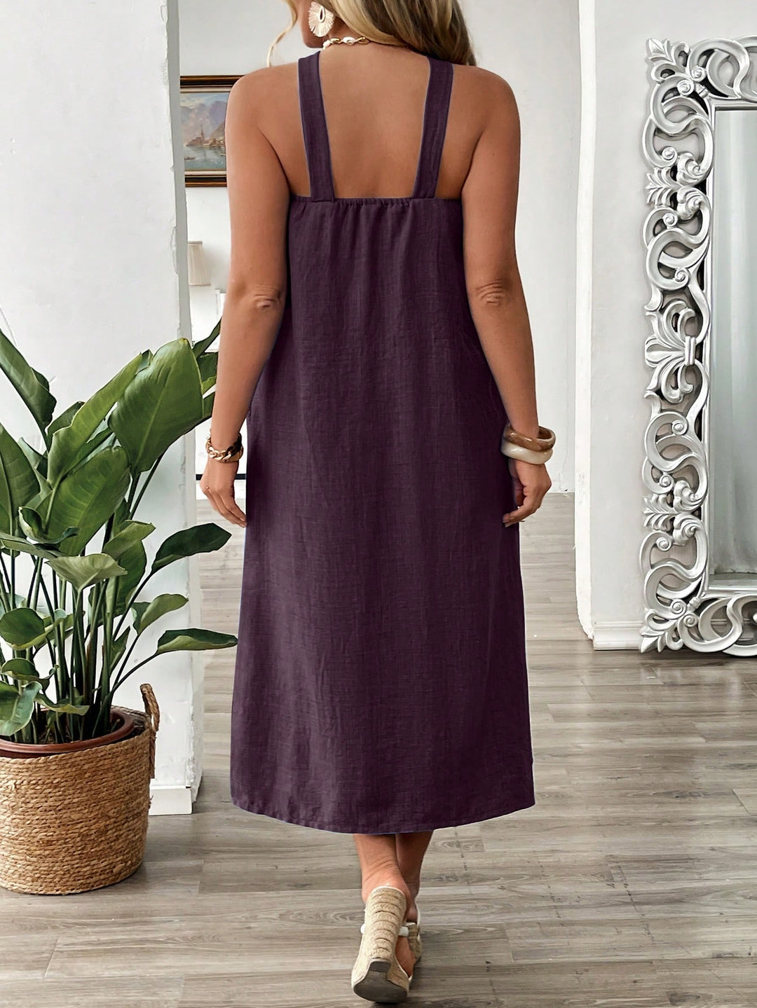 Rochie midi SHEIN, mov