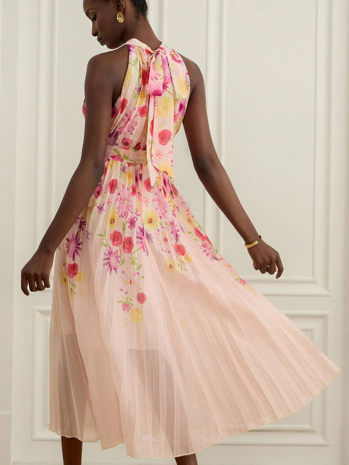 Rochie maxi SHEIN, mix culori