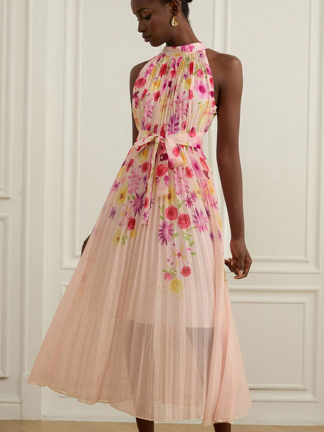 Rochie maxi SHEIN, mix culori