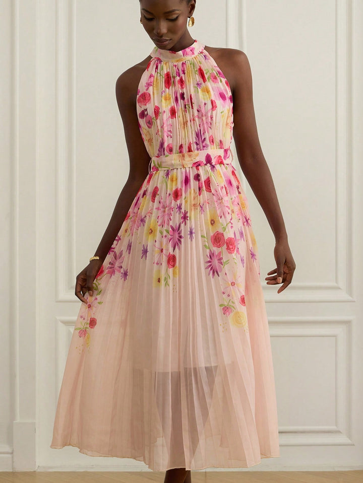 Rochie maxi SHEIN, mix culori