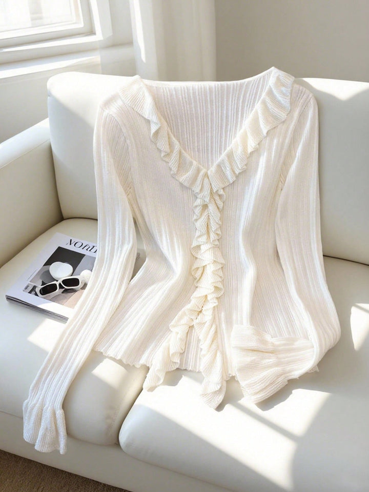 Pulover SHEIN, alb