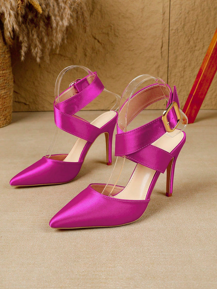 Pantofi cu toc SHEIN, roz