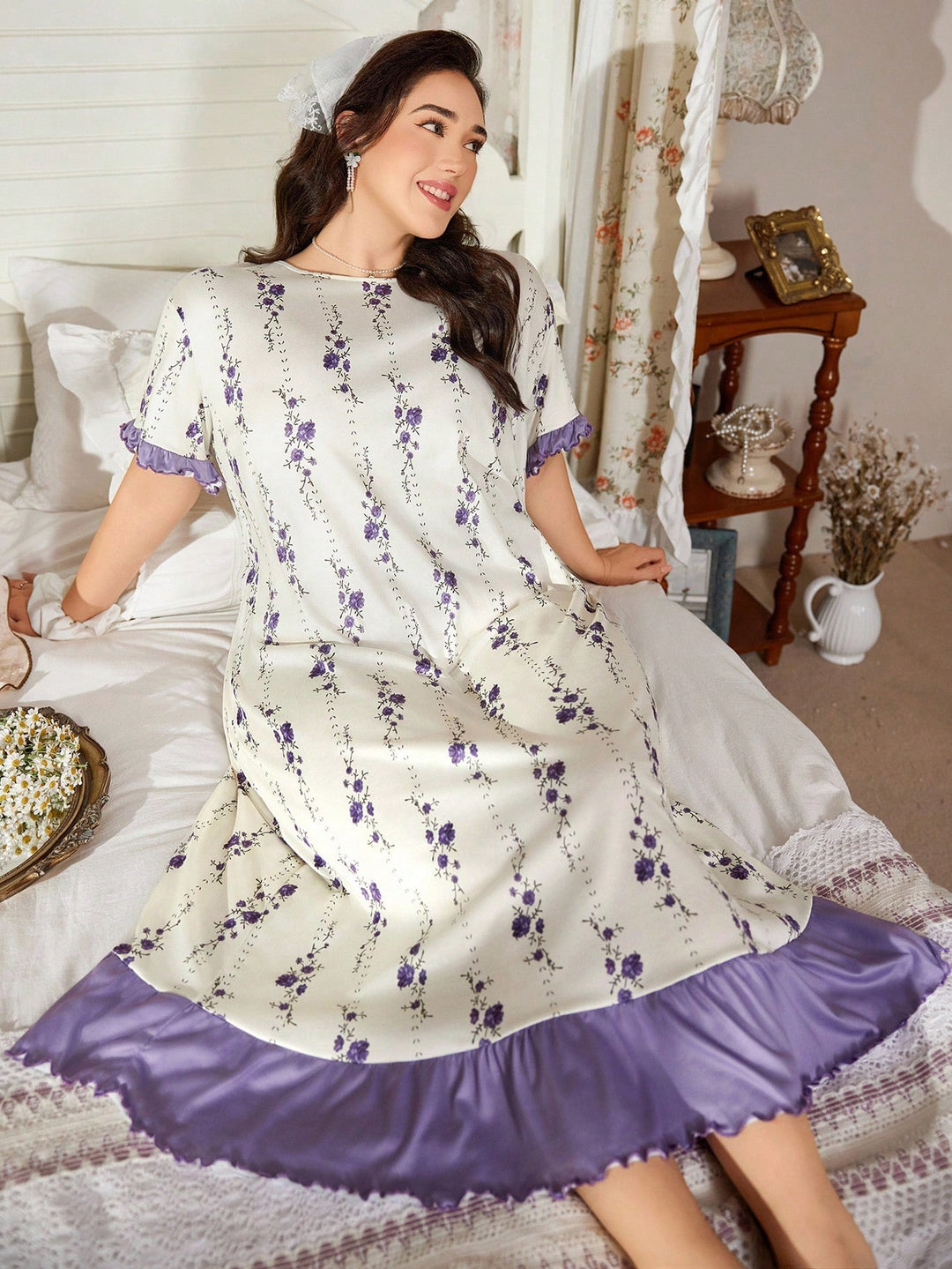 Rochie de noapte SHEIN, mix culori
