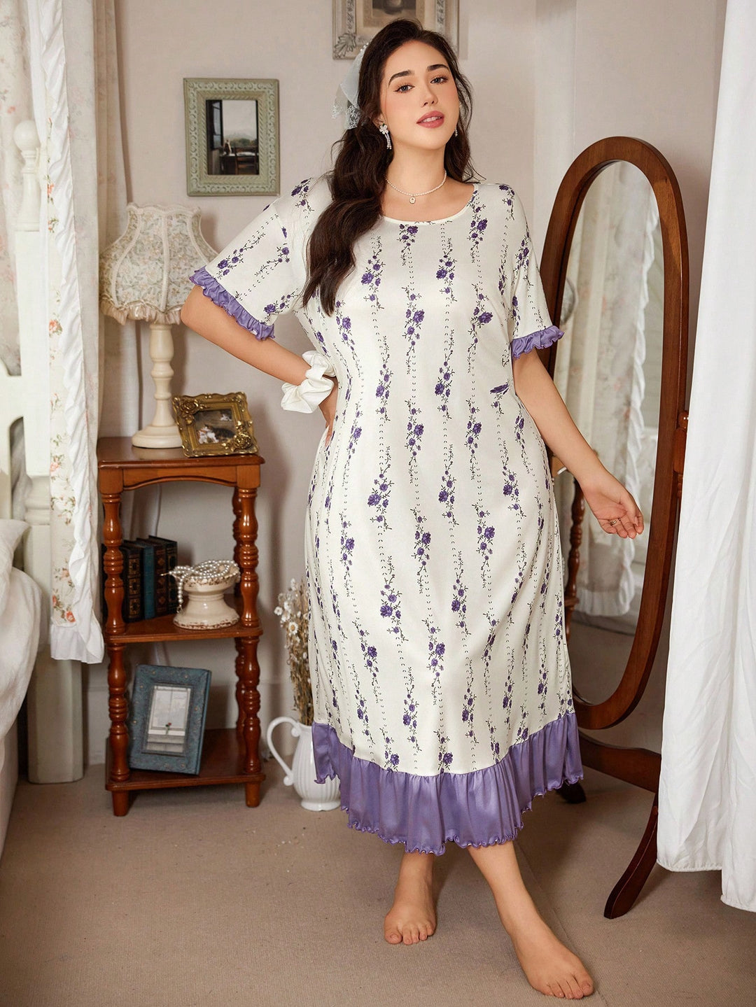 Rochie de noapte SHEIN, mix culori