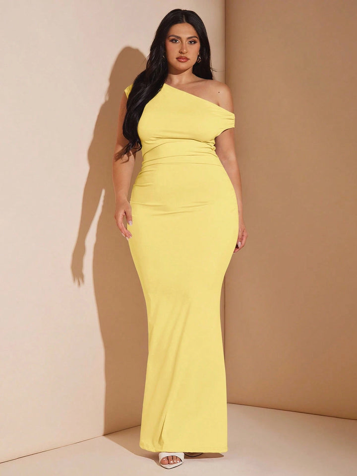 Rochie maxi SHEIN, galben