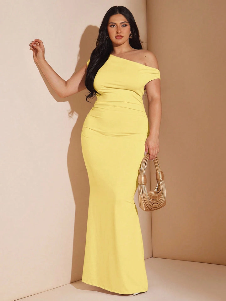 Rochie maxi SHEIN, galben