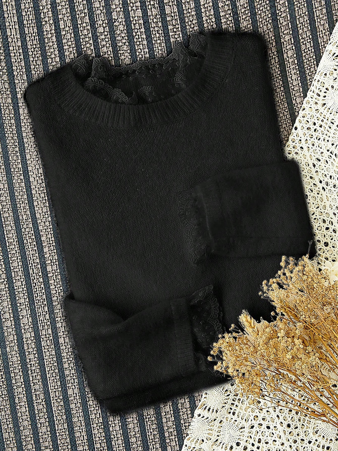 Pulover SHEIN, negru