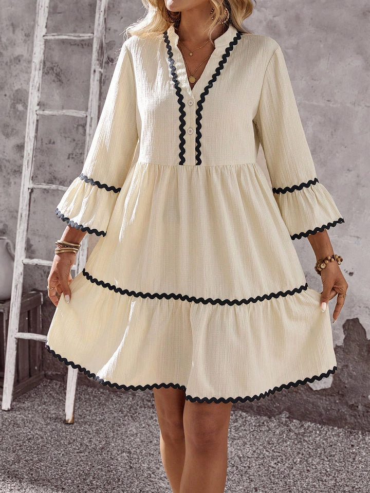 Rochie scurtă SHEIN, kaki