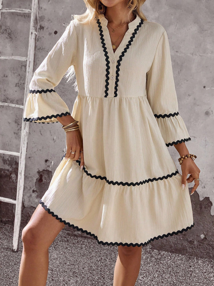 Rochie scurtă SHEIN, kaki