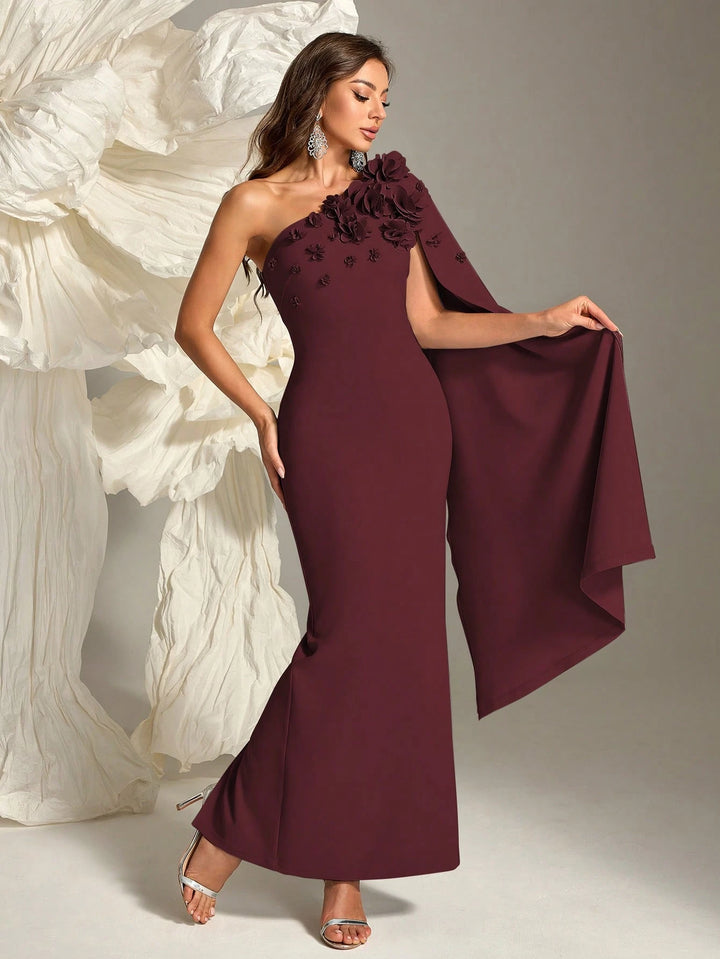 Rochie de ocazie SHEIN, vișiniu